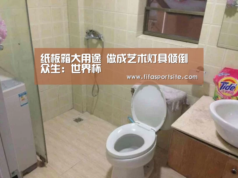 纸板箱大用途 做成艺术灯具倾倒众生:世界杯(图2) 世界杯